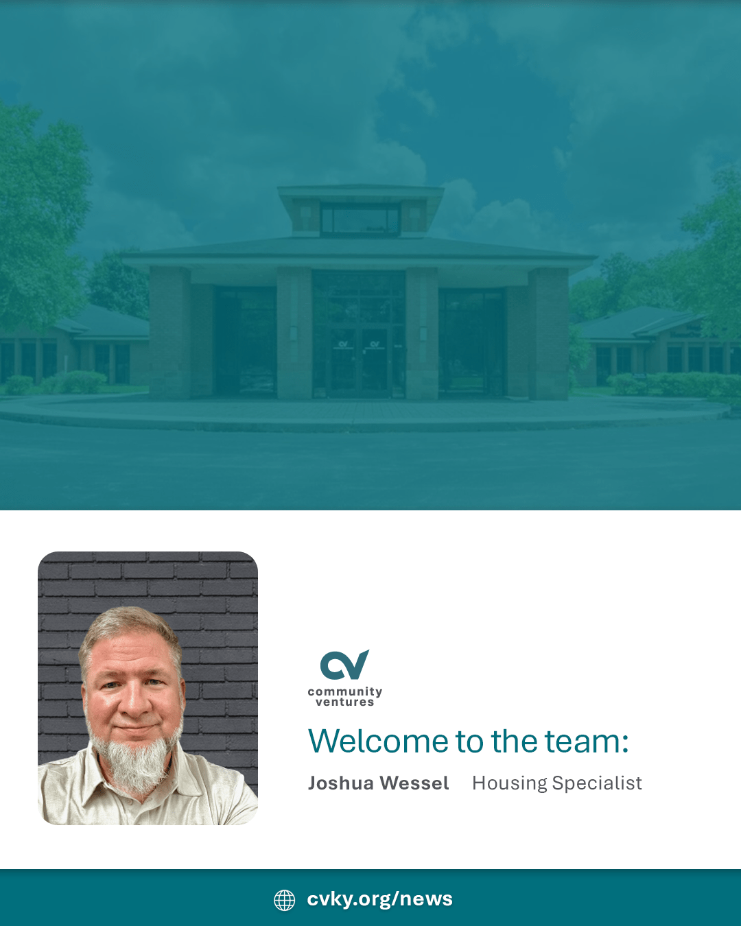 Joshua Wessel joins Community Ventures
